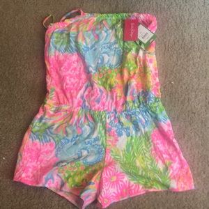 NWT Lilly Pulitzer Romper girls xl